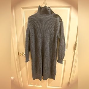 Barbour womens wool long sleeved turtleneck dress - size 6